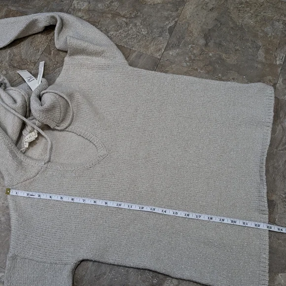 NWT Lovestitch Small Cream Cozy Hooded Pullover Sweater - Picture 10 of 10